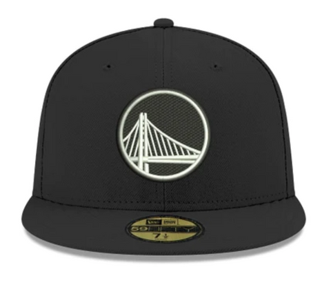 GS Warriors Black/White Fitted Cap