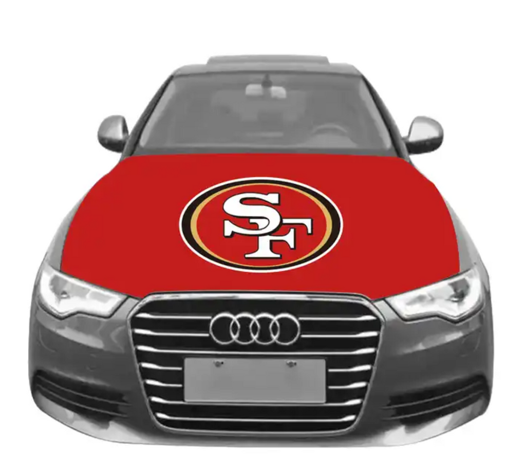 SF 49ers Car Hood Cover