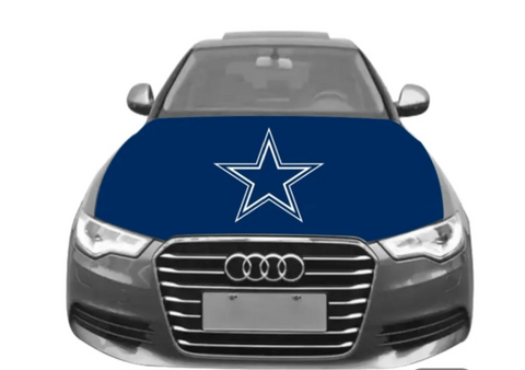 Cowboys Car Hood Cover