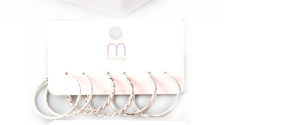 Twist Hoop Mix Earrings