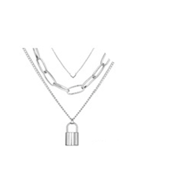 3 Layer Lock Necklace