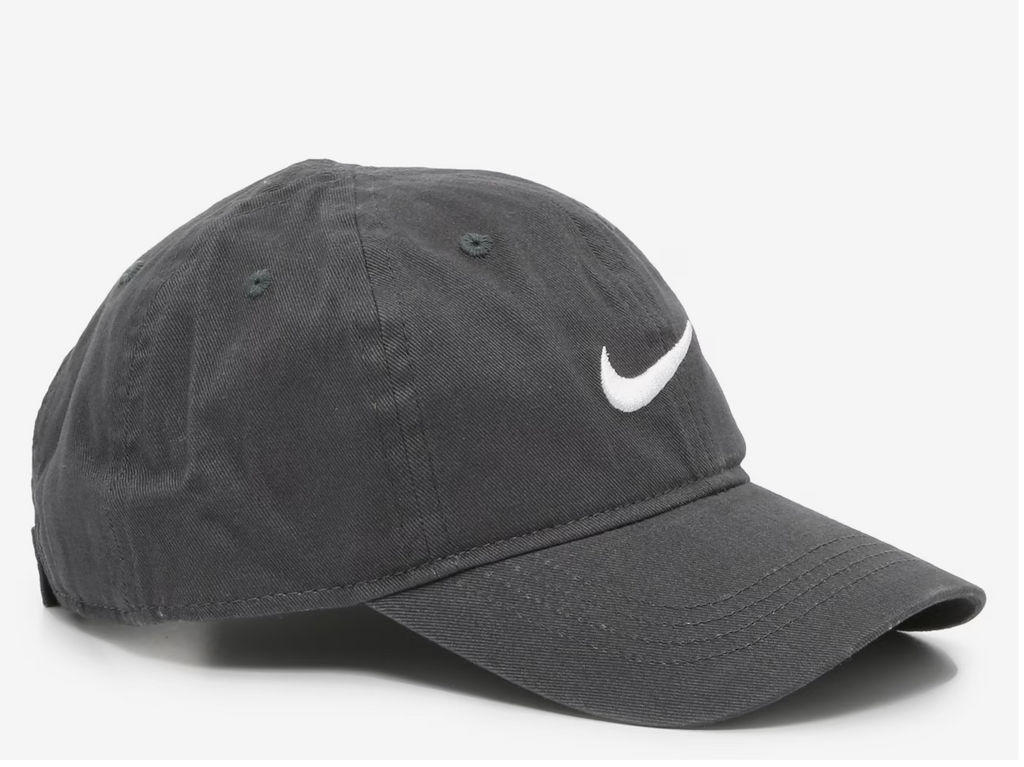 Toddler Charcoal Nike Swoosh Baseball Cap