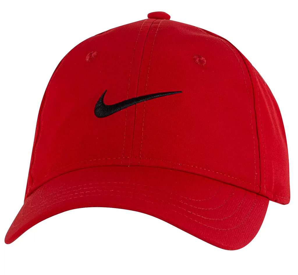 Children's Red Nike Swoosh Baseball Cap