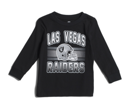 LV Raiders Toddler Long Sleeve Helmet Tee