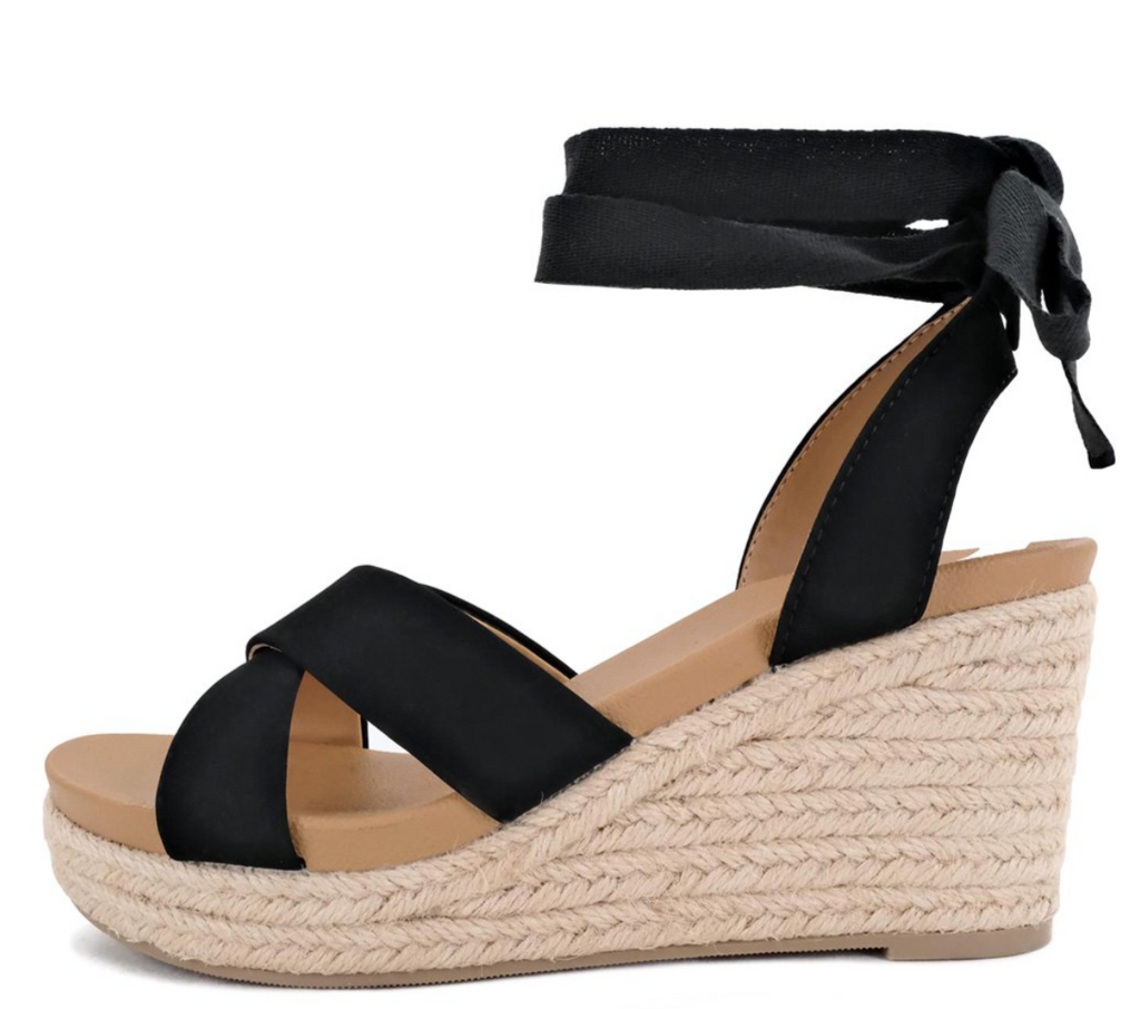 Donnie Tie Up Wedges