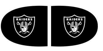LV Raiders Side View Mirror Covers