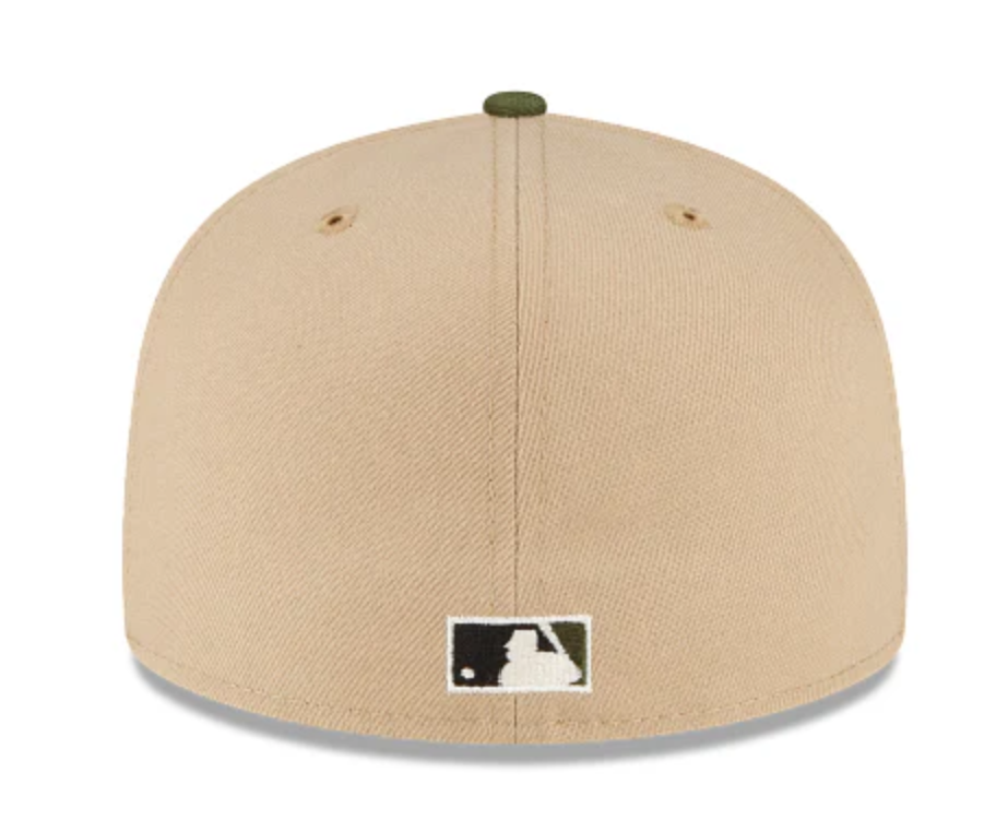 Oakland A's 59FIFTY Camel Fitted Cap
