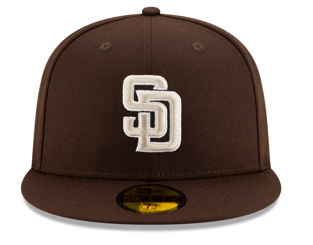SD Padres Brown Alternate Collection 59FIFTY Fitted Hat