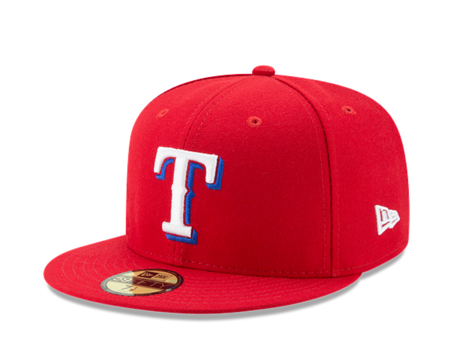 Texas Rangers On Field Fitted Cap