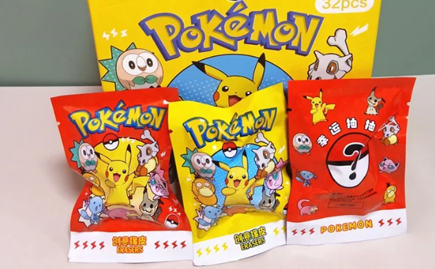 Pokemon Blind Bag Eraser