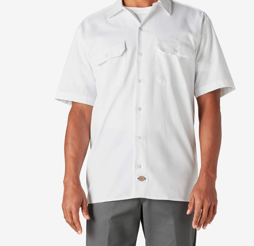Dickies Short Sleeve Work Shirt White