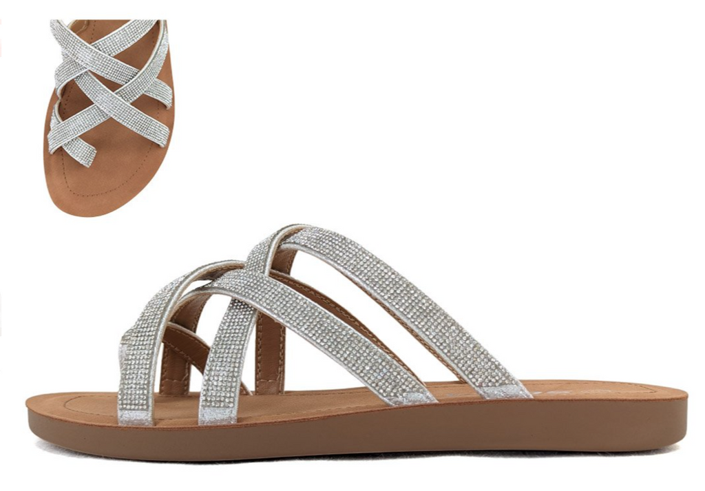 Stepup Rhinestone  Sandal