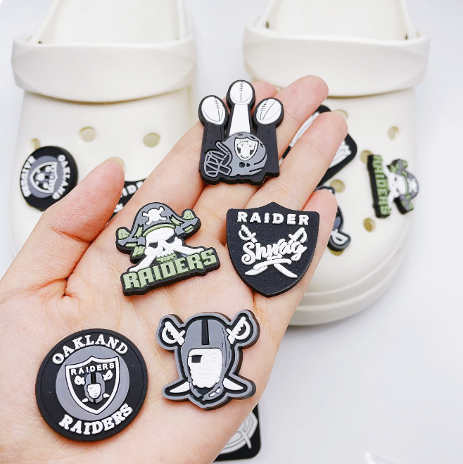 Raiders Shoe Charms