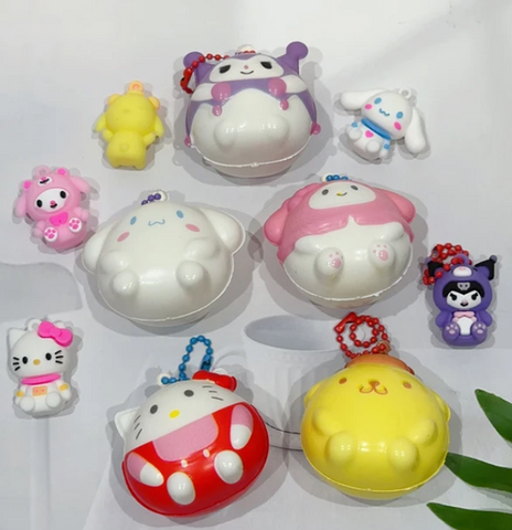 Sanrio Friends Stress Toy & Key Chain Set