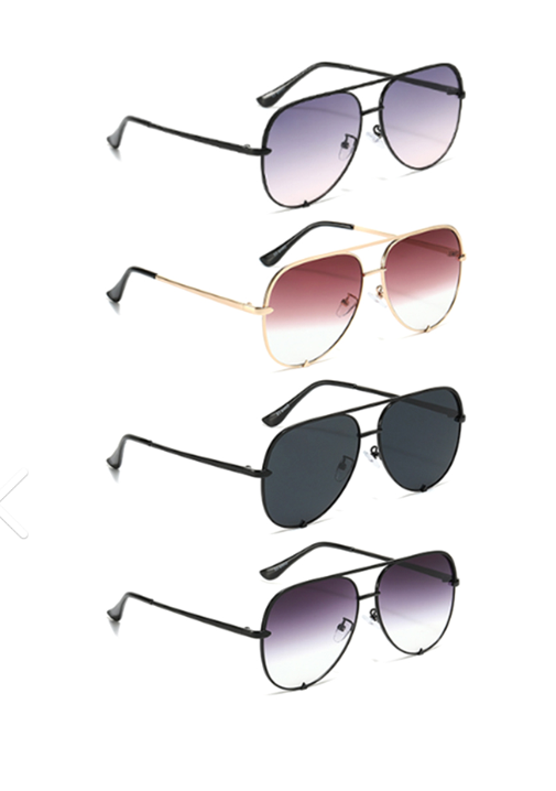 Reflective Aviator Sunglasses
