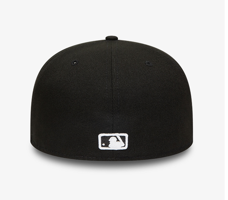 Oakland A's Black White 59FIFTY Fitted Hat