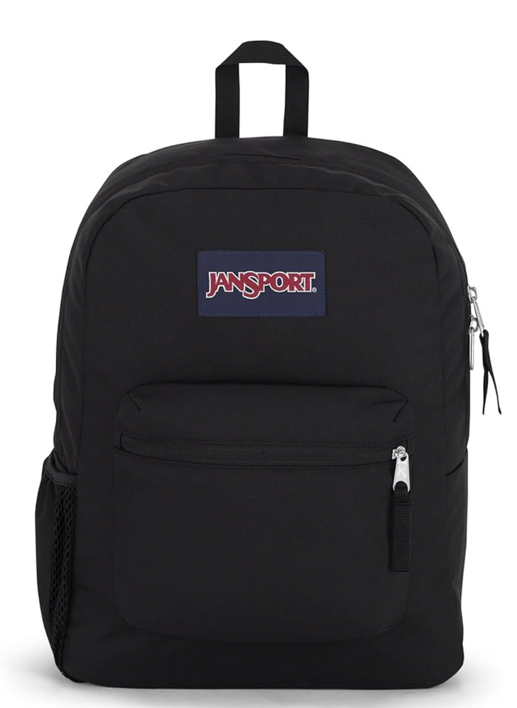 Cross Town Plus Black Backpack Jansport
