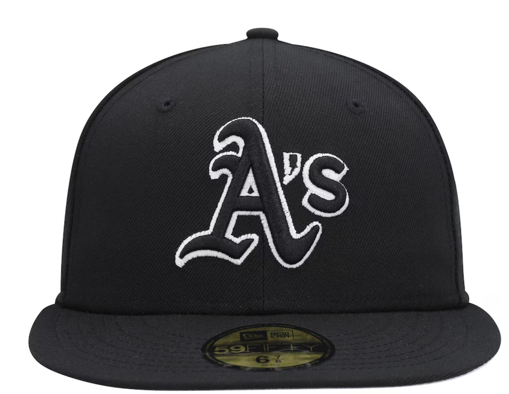 Oakland A's Black 59FIFTY Fitted Dub Hat