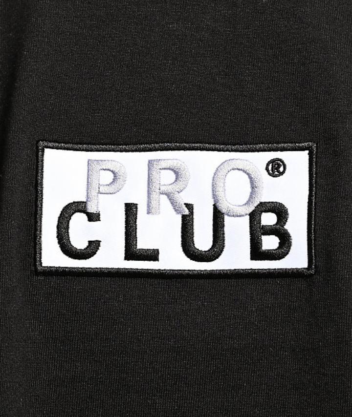 Pro Club Embroidered Box Logo Tee
