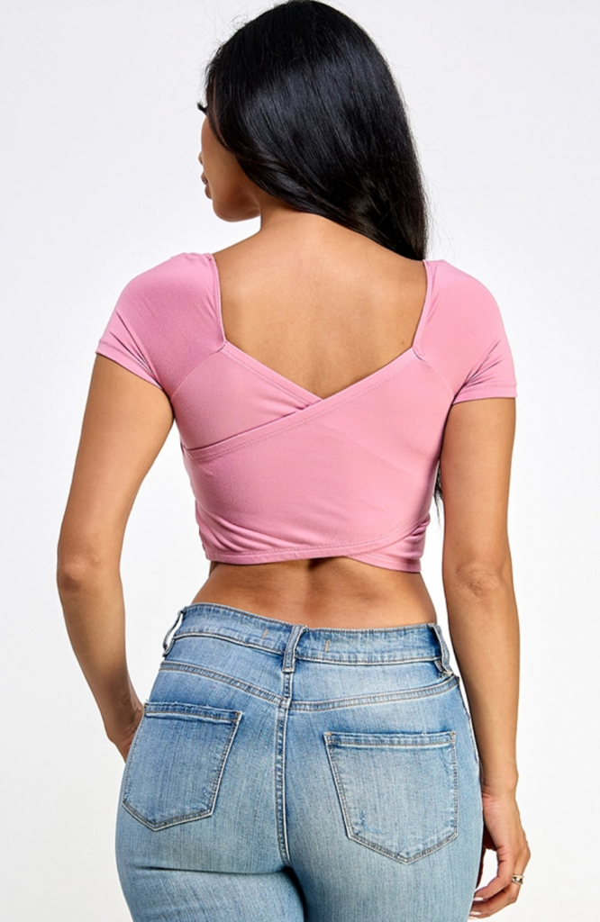 Crossover Crop Top H&H 44476