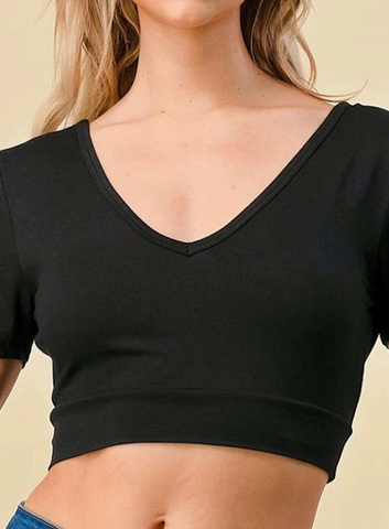 V-Strap Open Back Top H&H 44485