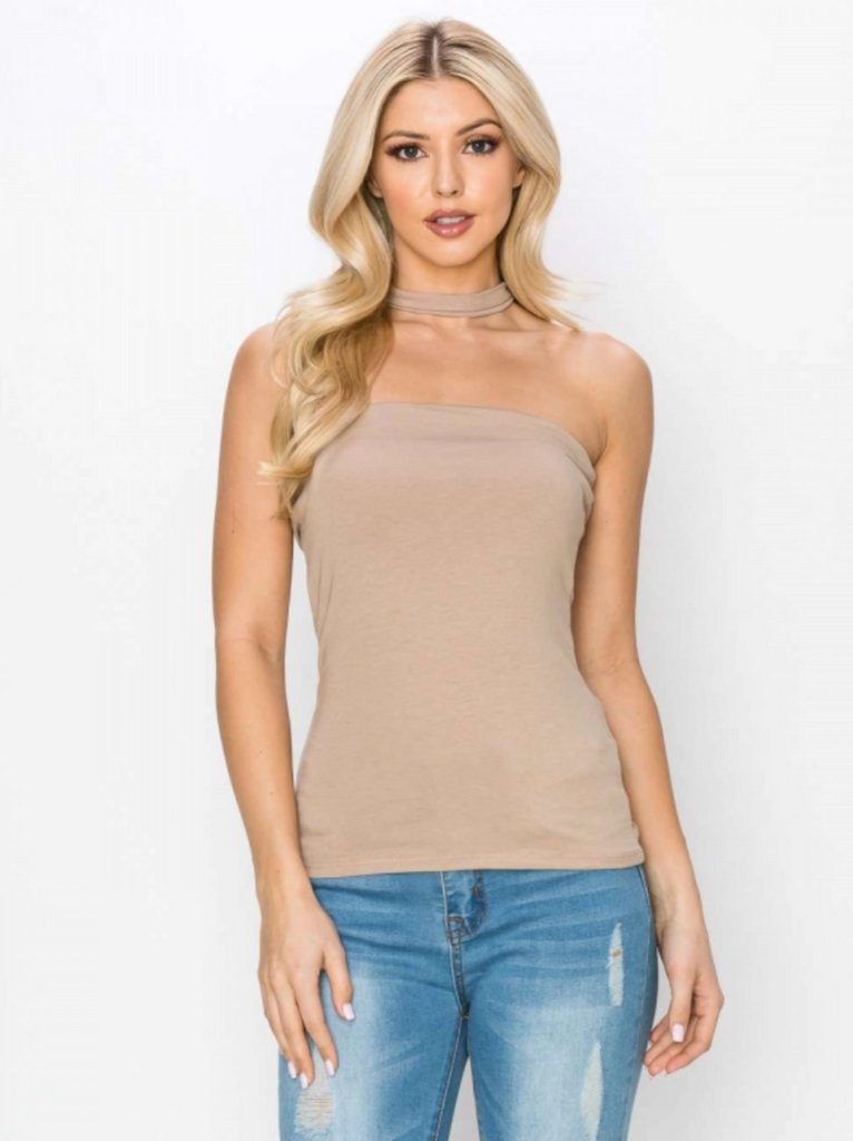 Choker Neck Tube Top H&H 30012