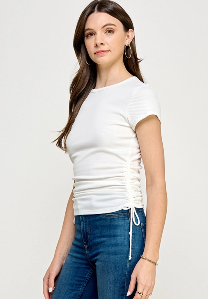 Side Ruched Top H&H 49505