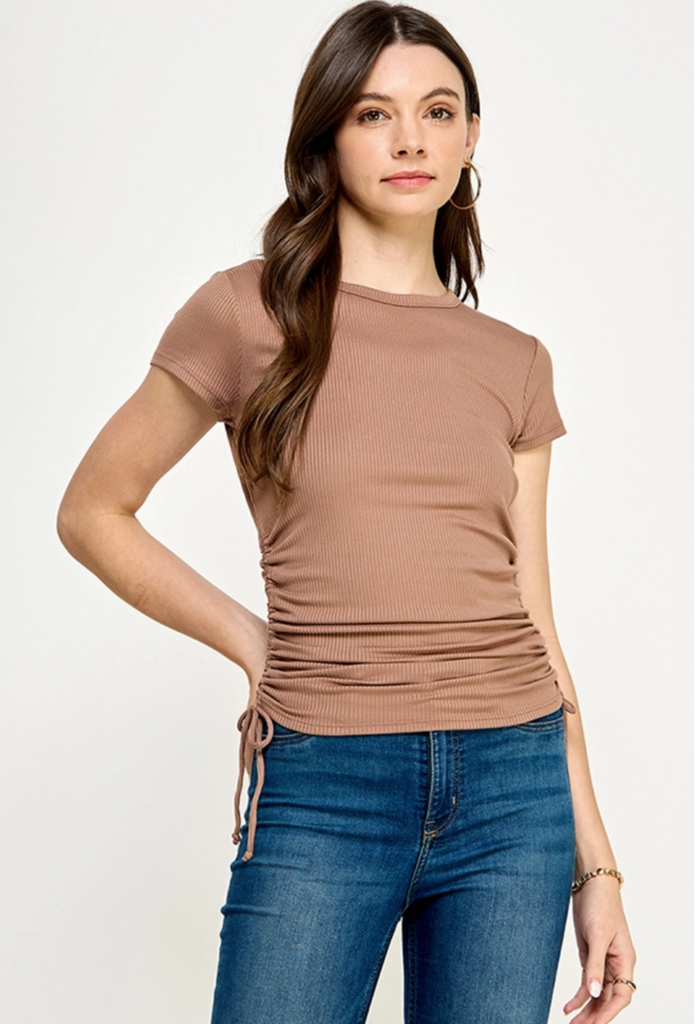 Side Ruched Top H&H 49505