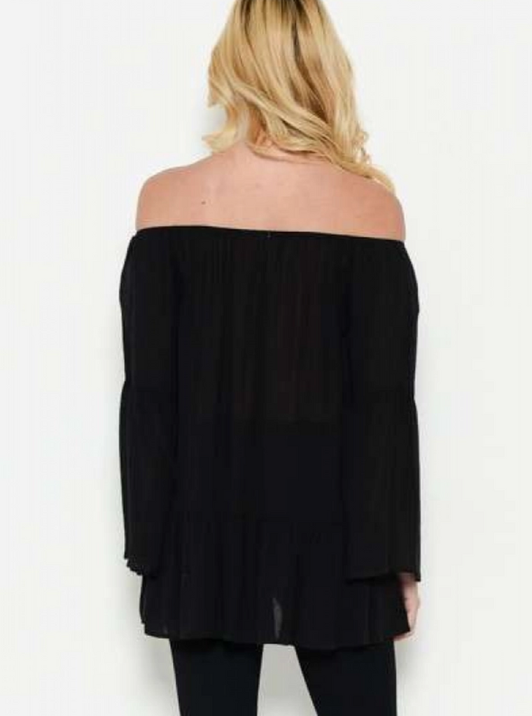 Off Shoulder Bell Sleeve Top H&H 18973