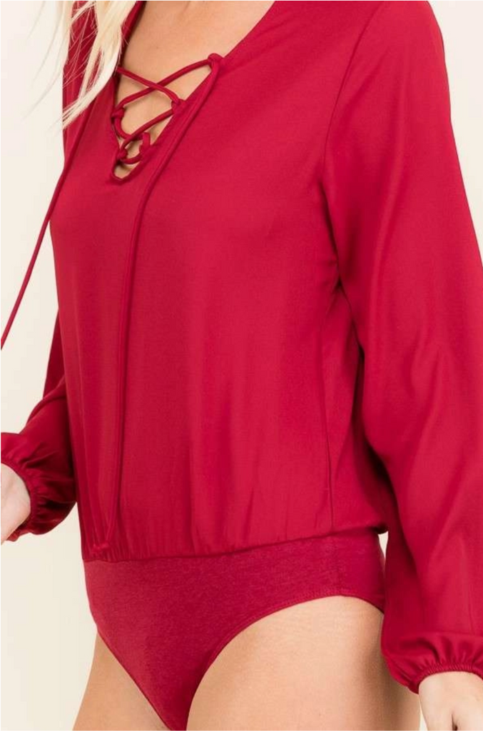 Criss Cross Bodysuit H&H 31263 ( FINAL SALE )