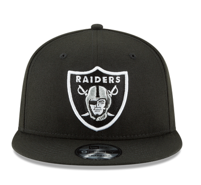 LV Raiders Black White Snapback