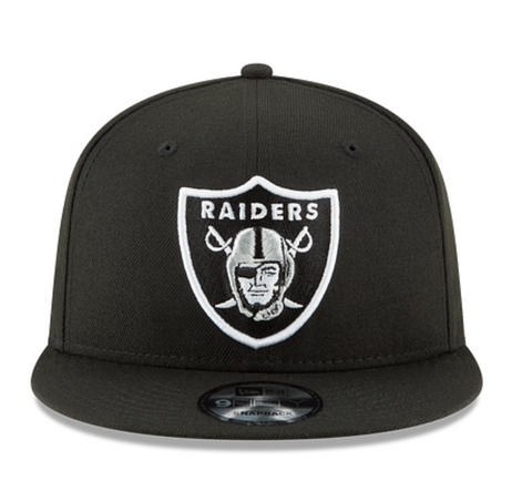 LV Raiders Black White Snapback