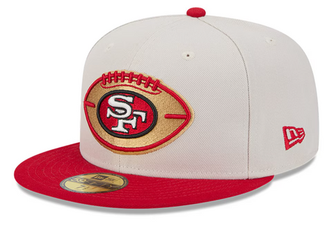 SF 49ers Sideline '24 Stone 59FIFTY Fitted Hat