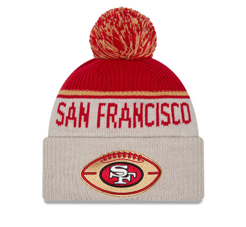 SF 49ers Sideline '24 Historic Sport Knit Beanie