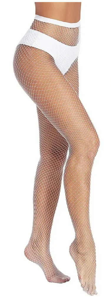 Fenbao White Fishnets