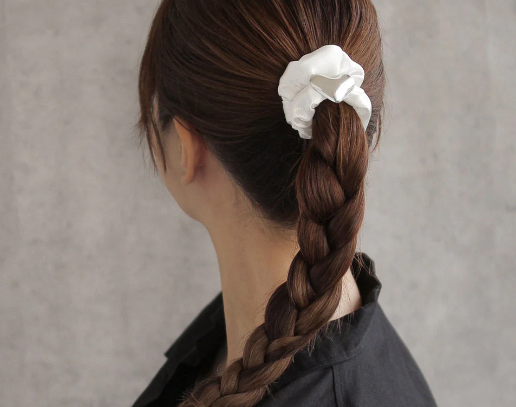 Heart Charm Scrunchie