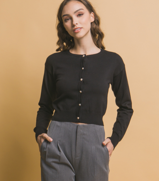 Pearl Button Cardigan 90229