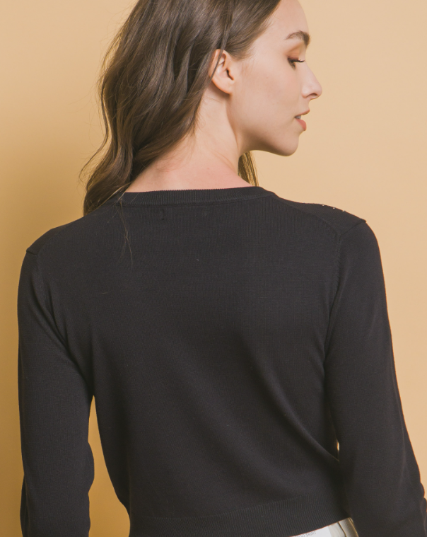 Rhinestone Sweater 90193