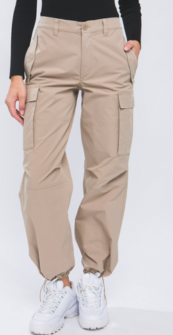 Elastic Cargo Pants 6889