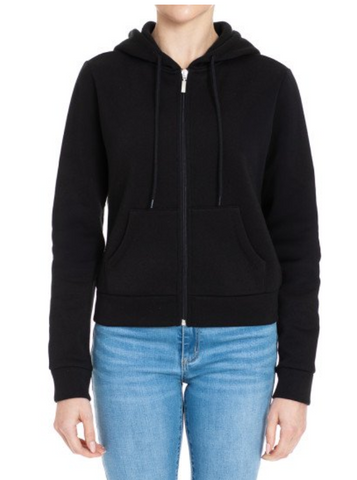 Zipper Fleece Cropped Hoody 76296