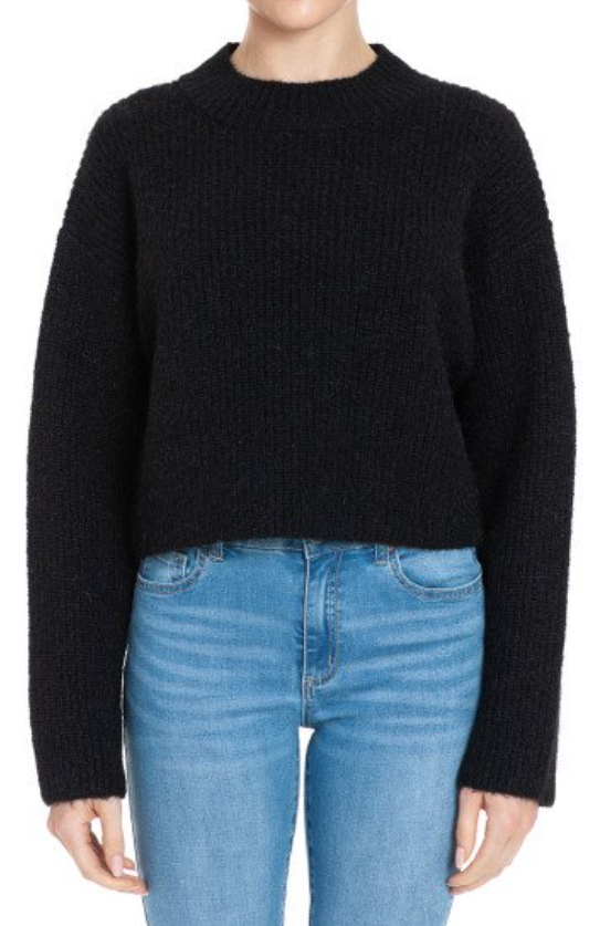 Oversized Mock Neck Sweater 75645