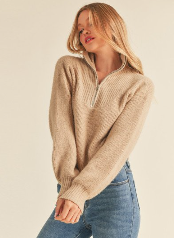 Mock Neck Sweater 74385