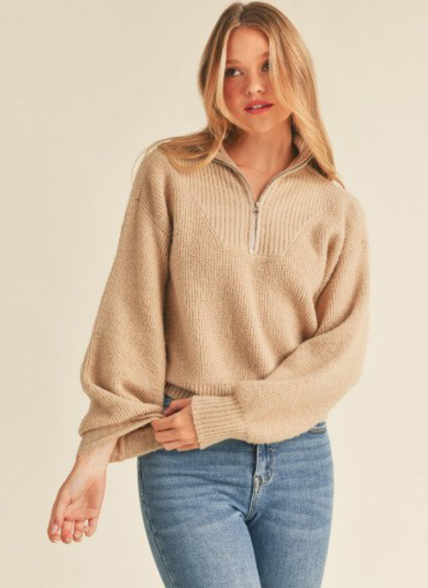 Mock Neck Sweater 74385