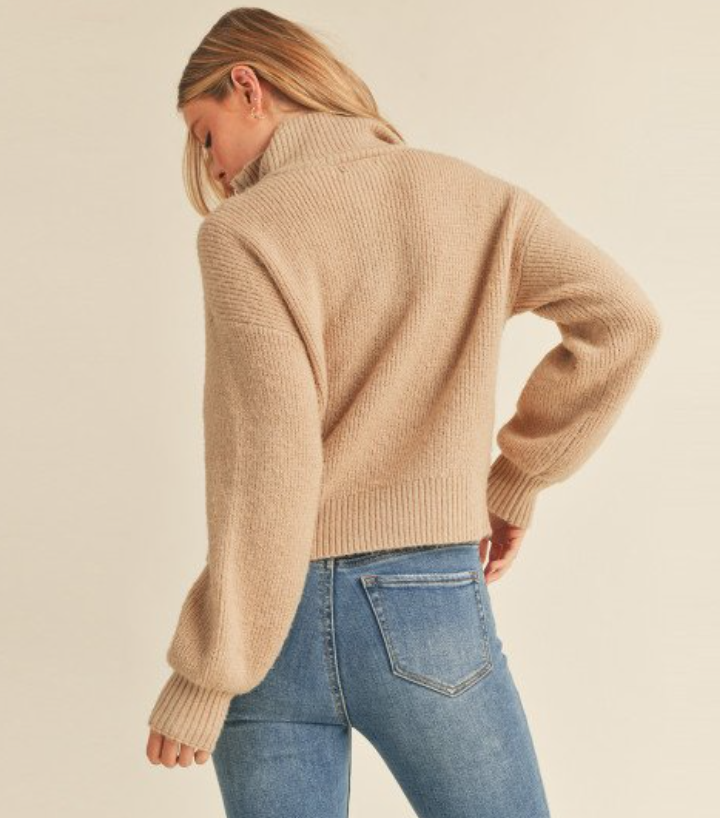 Mock Neck Sweater 74385