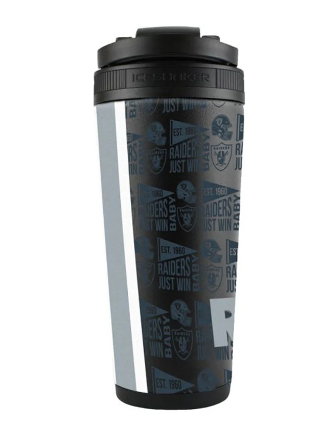 LV Raiders Ice Shaker Tumbler 26oz