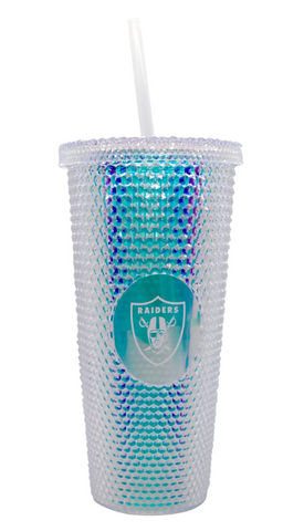 LV Raiders Studded Tumbler 24oz