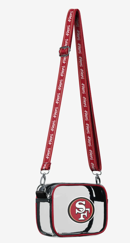 SF 49ers Clear Camera Bag