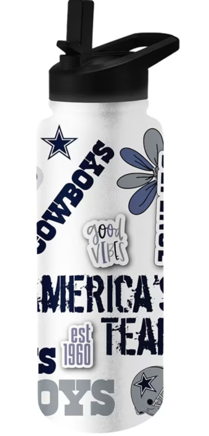 Dallas Cowboys Quencher 34oz