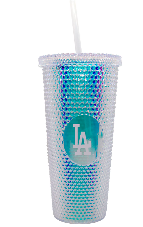 LA Dodgers Studded Tumbler 24oz