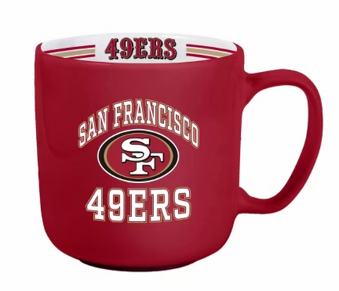 SF 49ers Stripe Mug 15oz